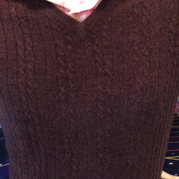 Geoffrey Beene V neck sweater Vest - Picture 8 of 17